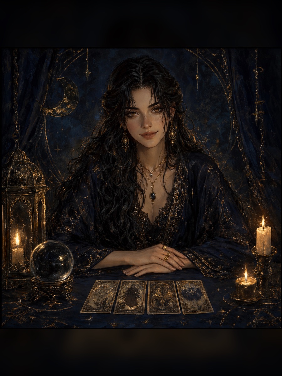 Mira, an Arcalis tarotist